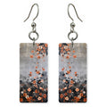 Peach Hope Over Gray Earrings | FWX593