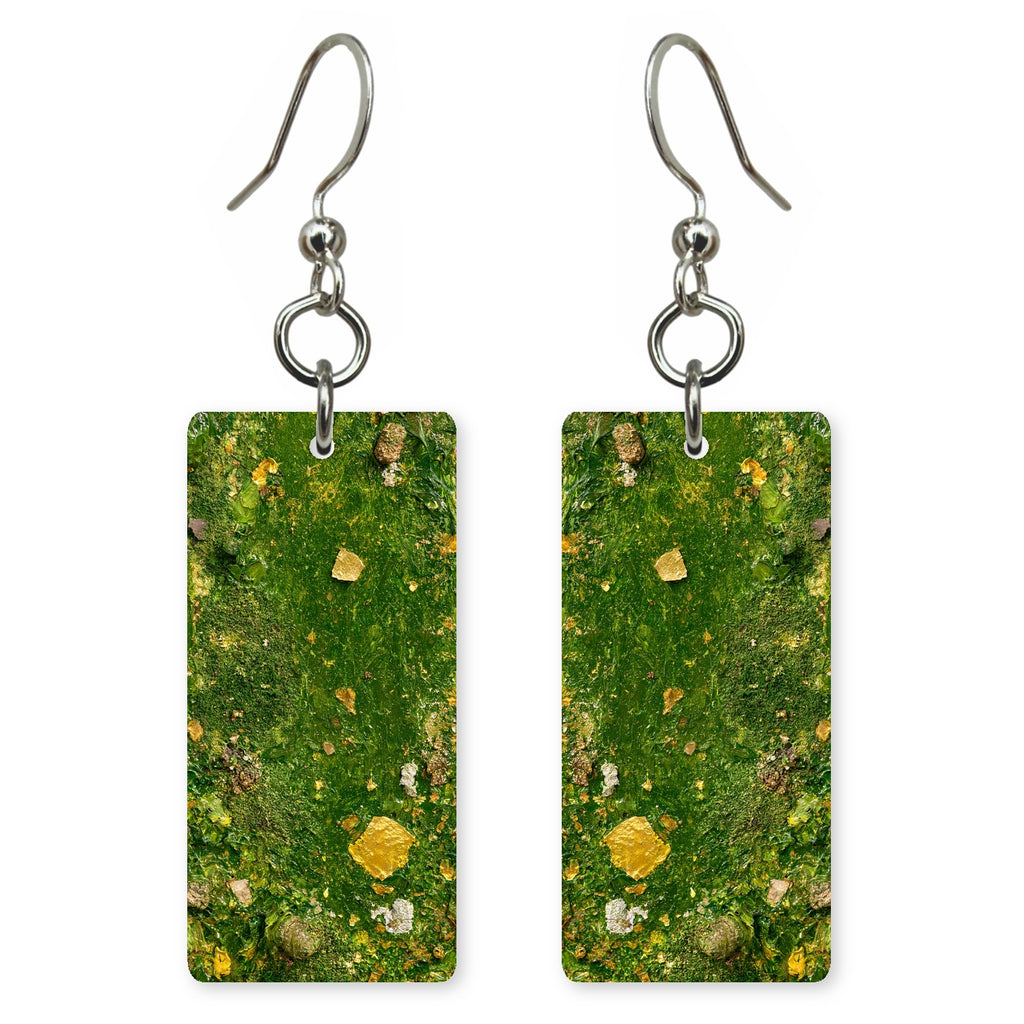 Lime Moss Freshness Earrings | FWX598