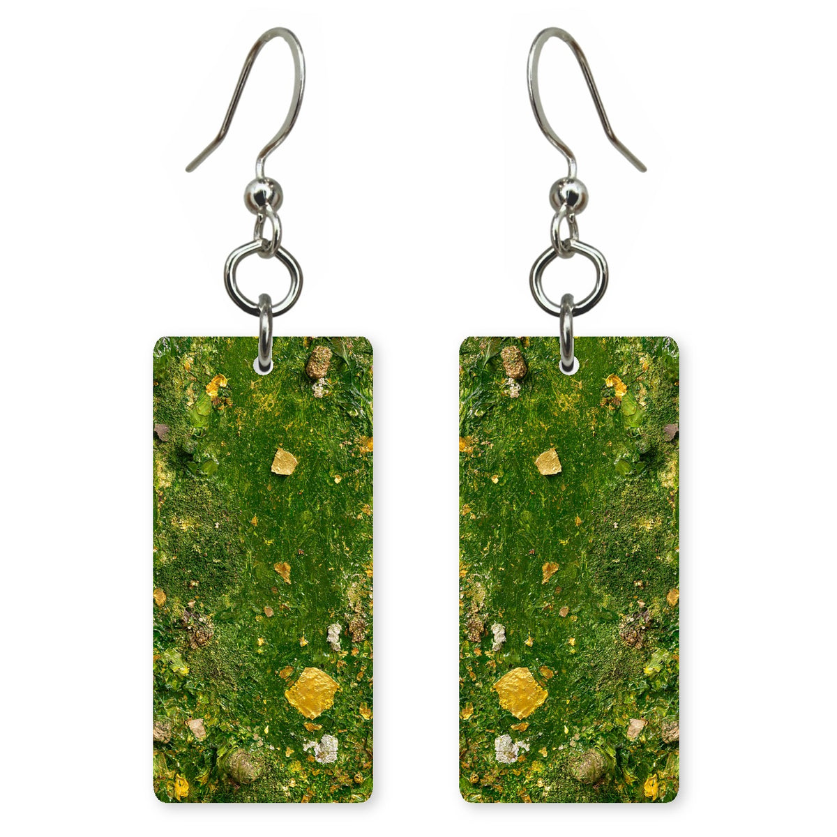 Lime Moss Freshness Earrings | FWX598