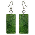 Green Calm Smoothed Earrings | FWX599