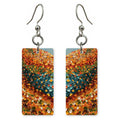 Teal Hope Among Embers Earrings | FWX5