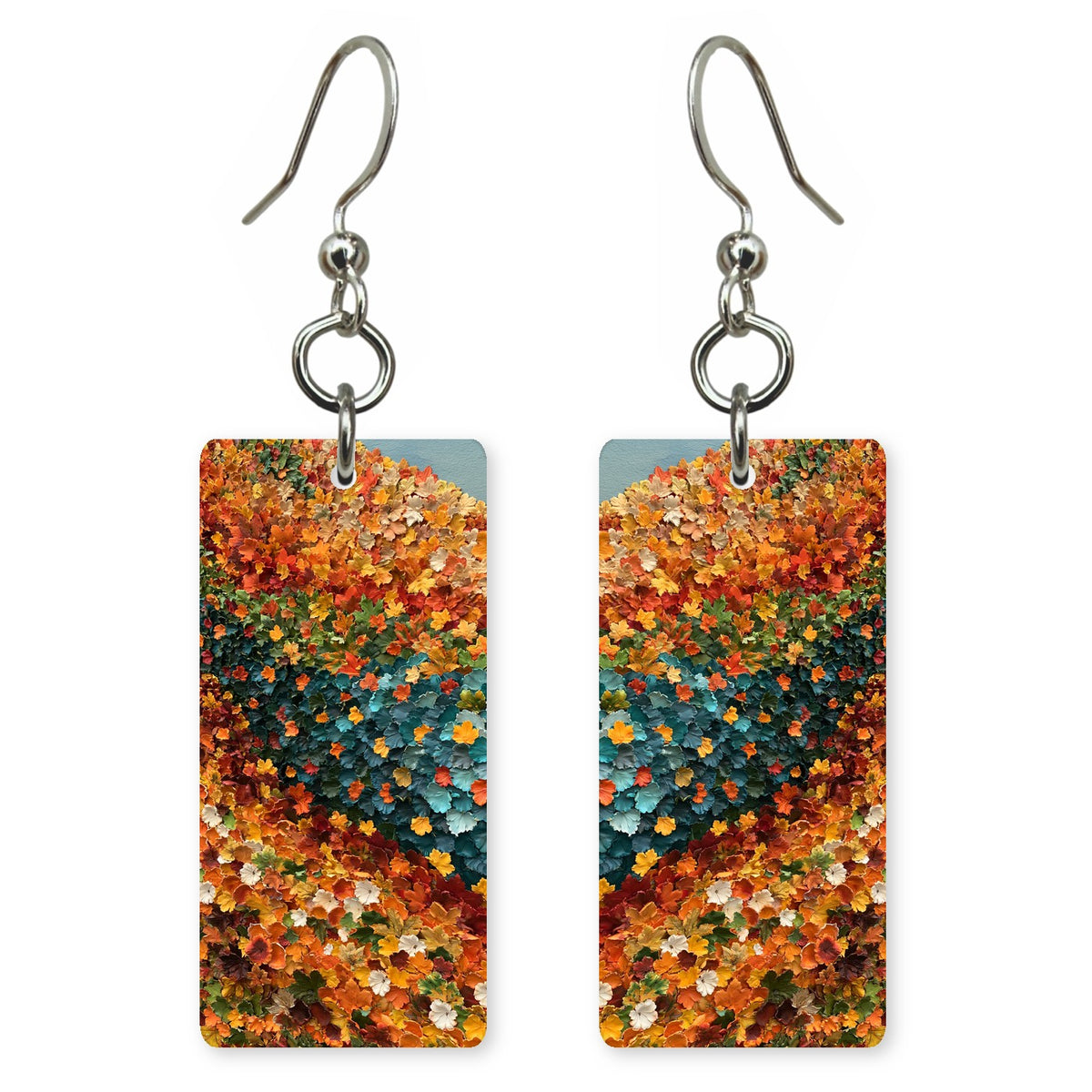Teal Hope Among Embers Earrings | FWX5