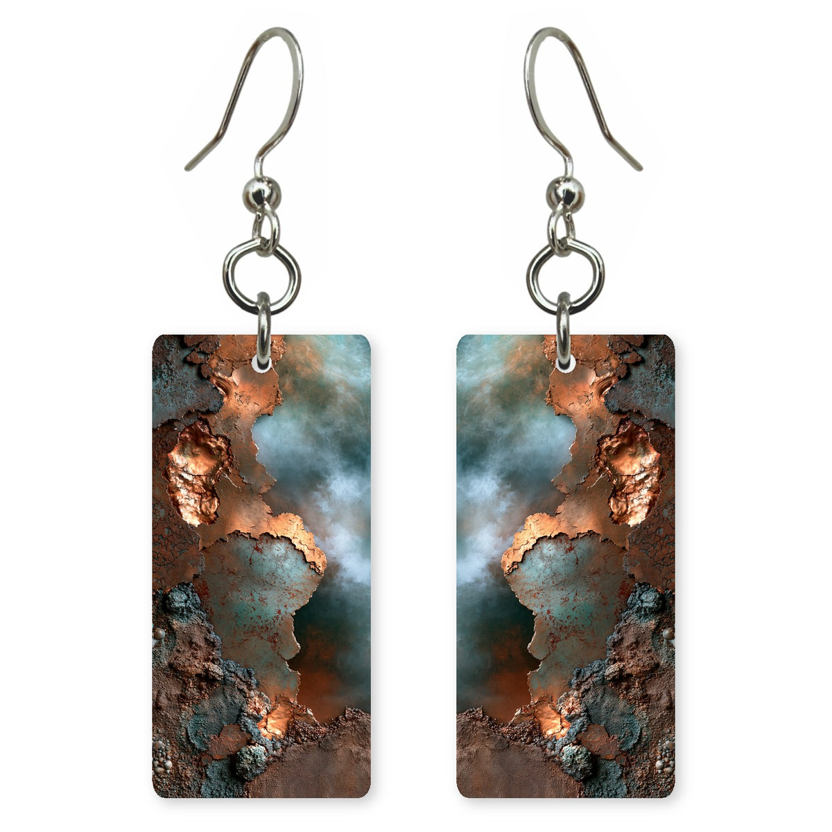 Rust and Smoke Regret Earrings | FWX607