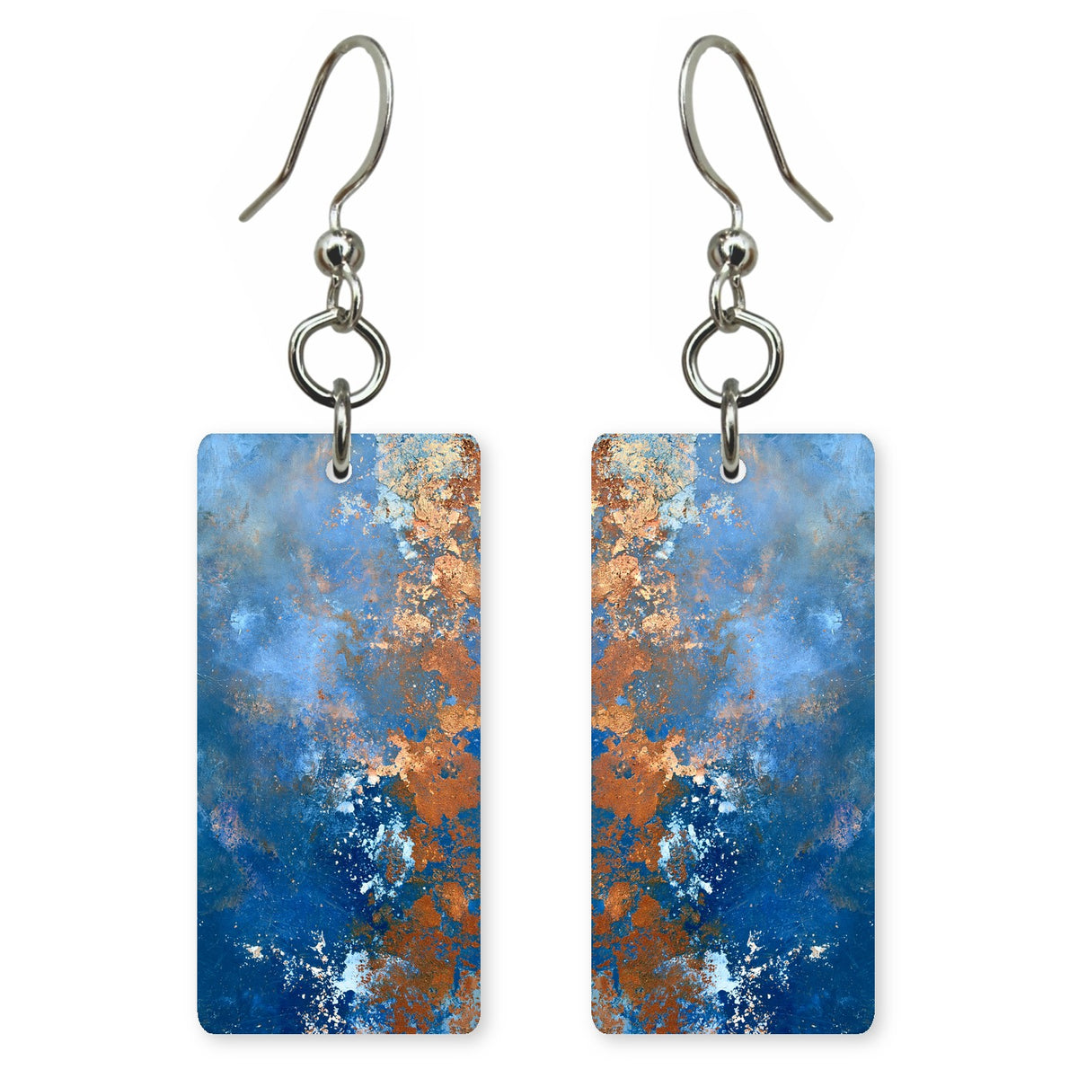 Cobalt Rust Defiance Earrings | FWX608