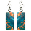 Teal Rust Reckoning Earrings | FWX614
