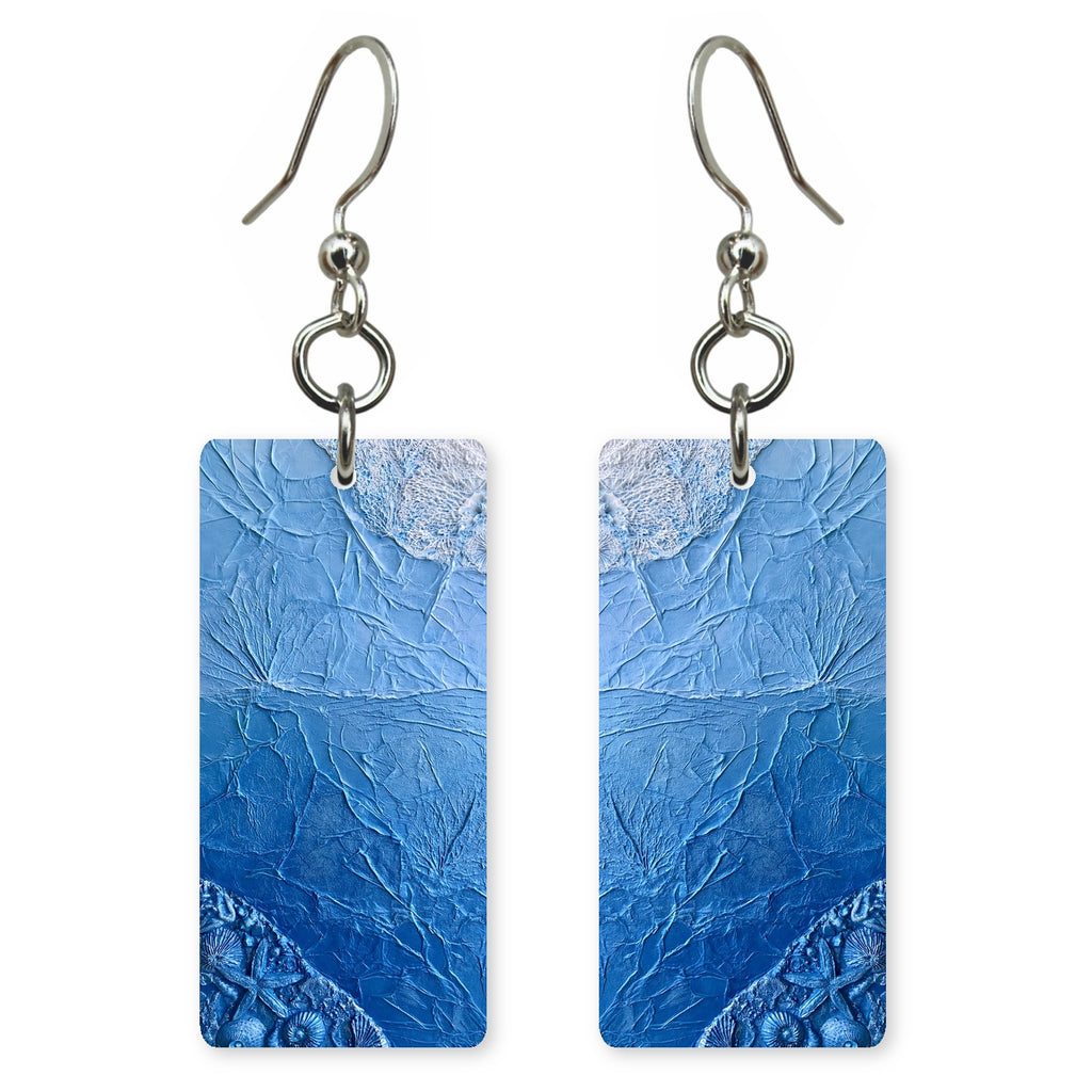 Periwinkle Folded Gentleness Earrings | FWX615