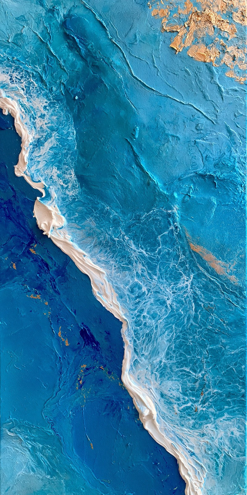 Azure Relief Washing In Earrings | FWX617