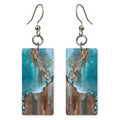 Turquoise Rust Resilience Earrings | FWX619