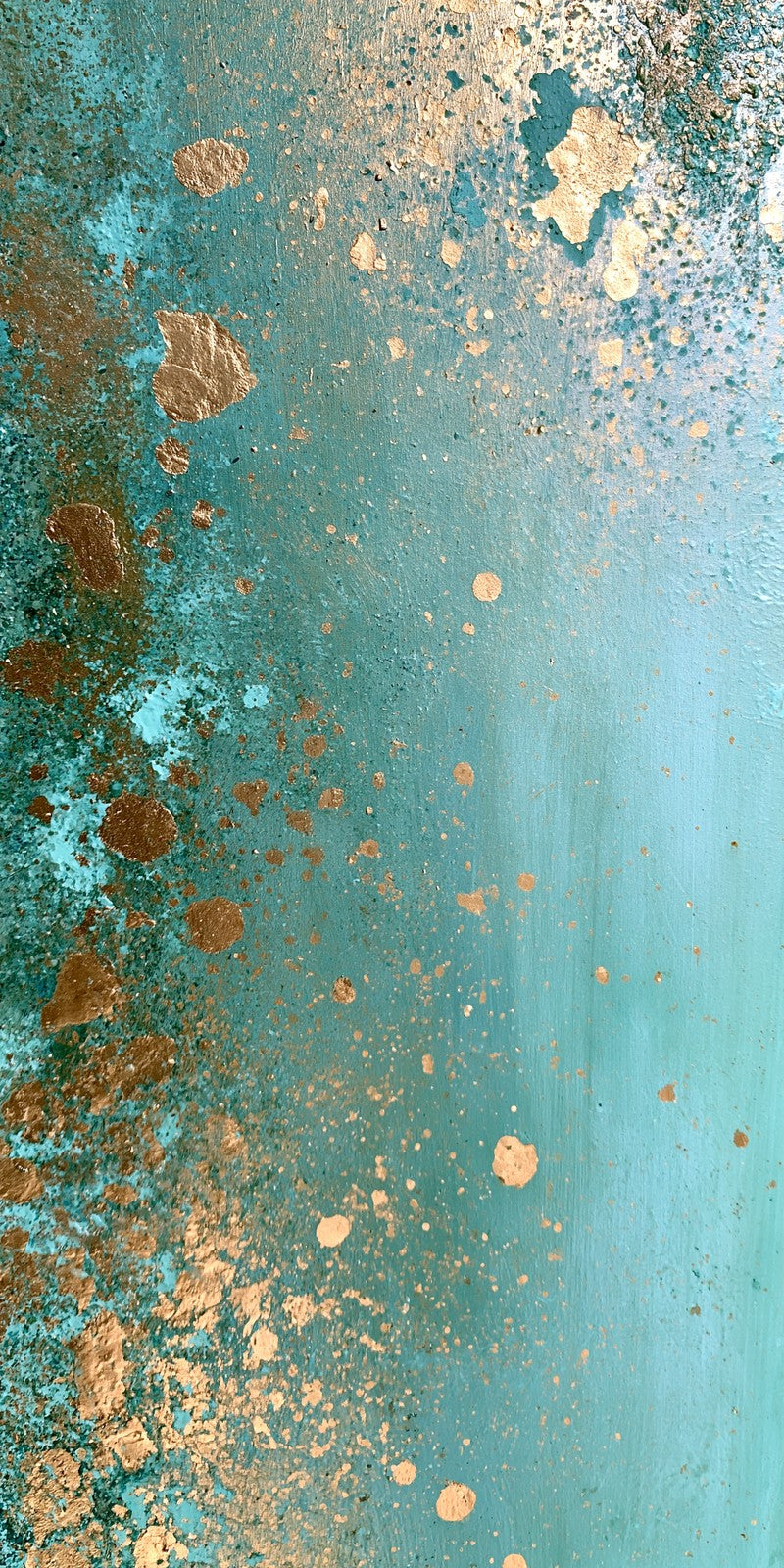 Aqua Gold-Dusted Delight Earrings | FWX628