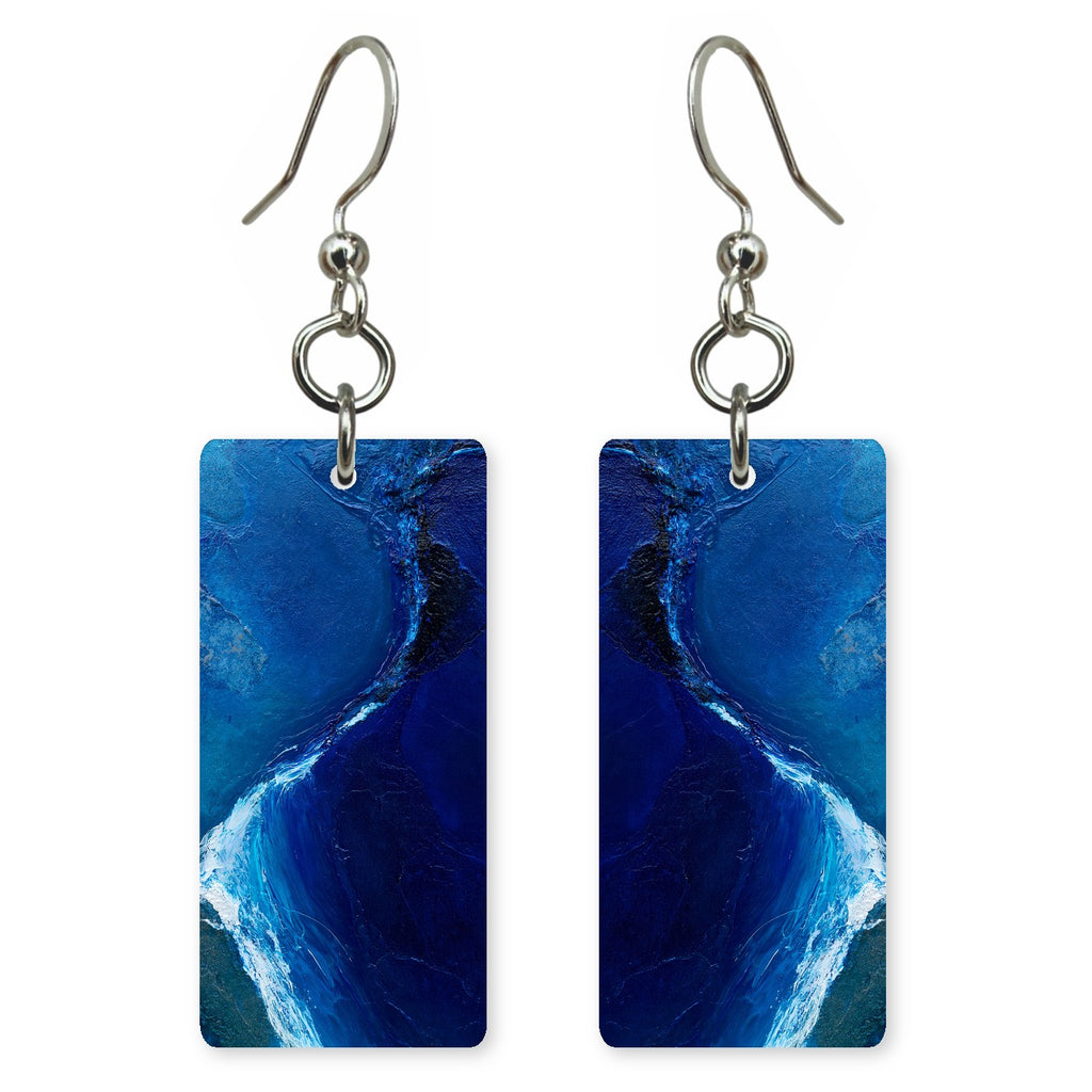 Navy Resolve Held Earrings | FWX633