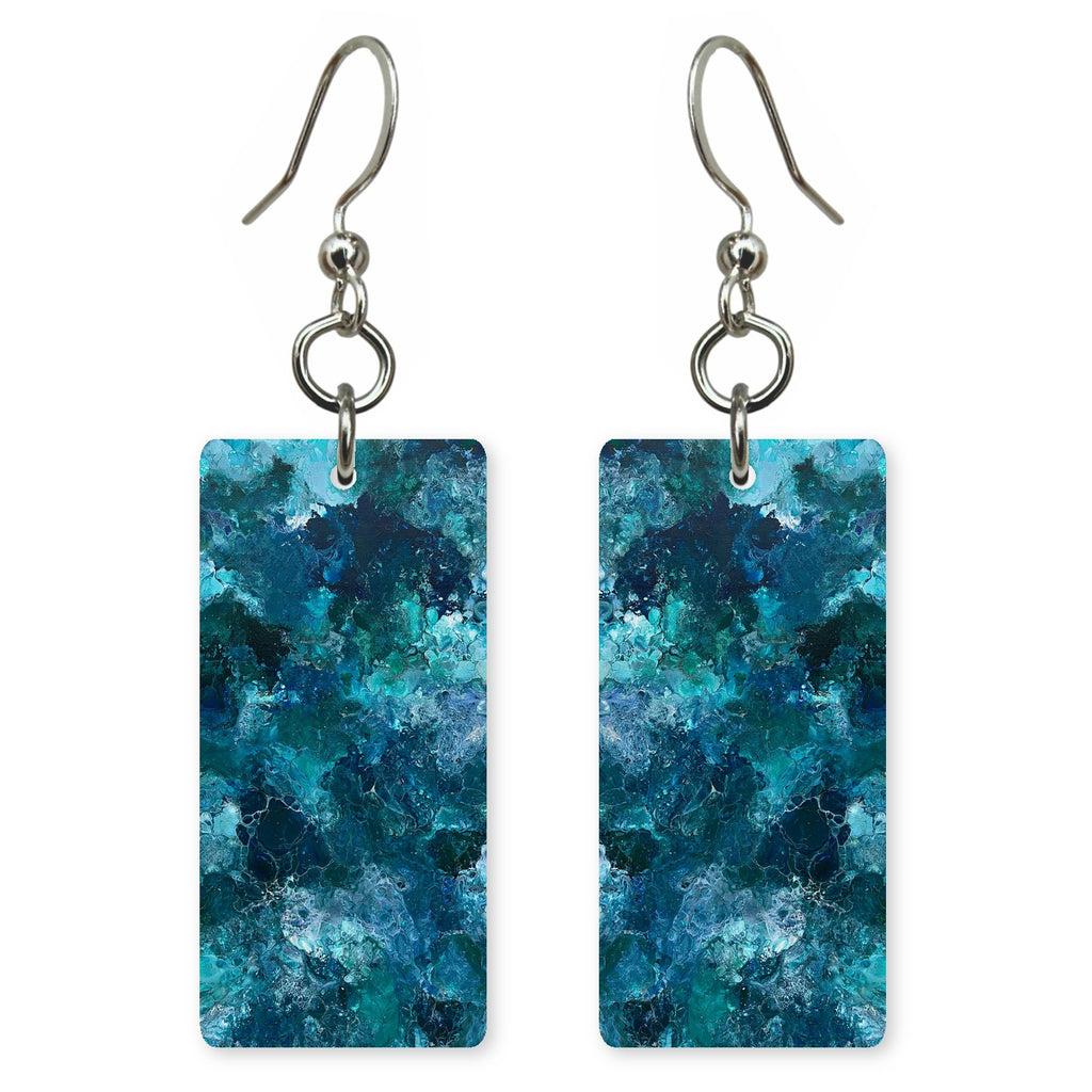 Teal Mystery Unsolved Earrings | FWX641