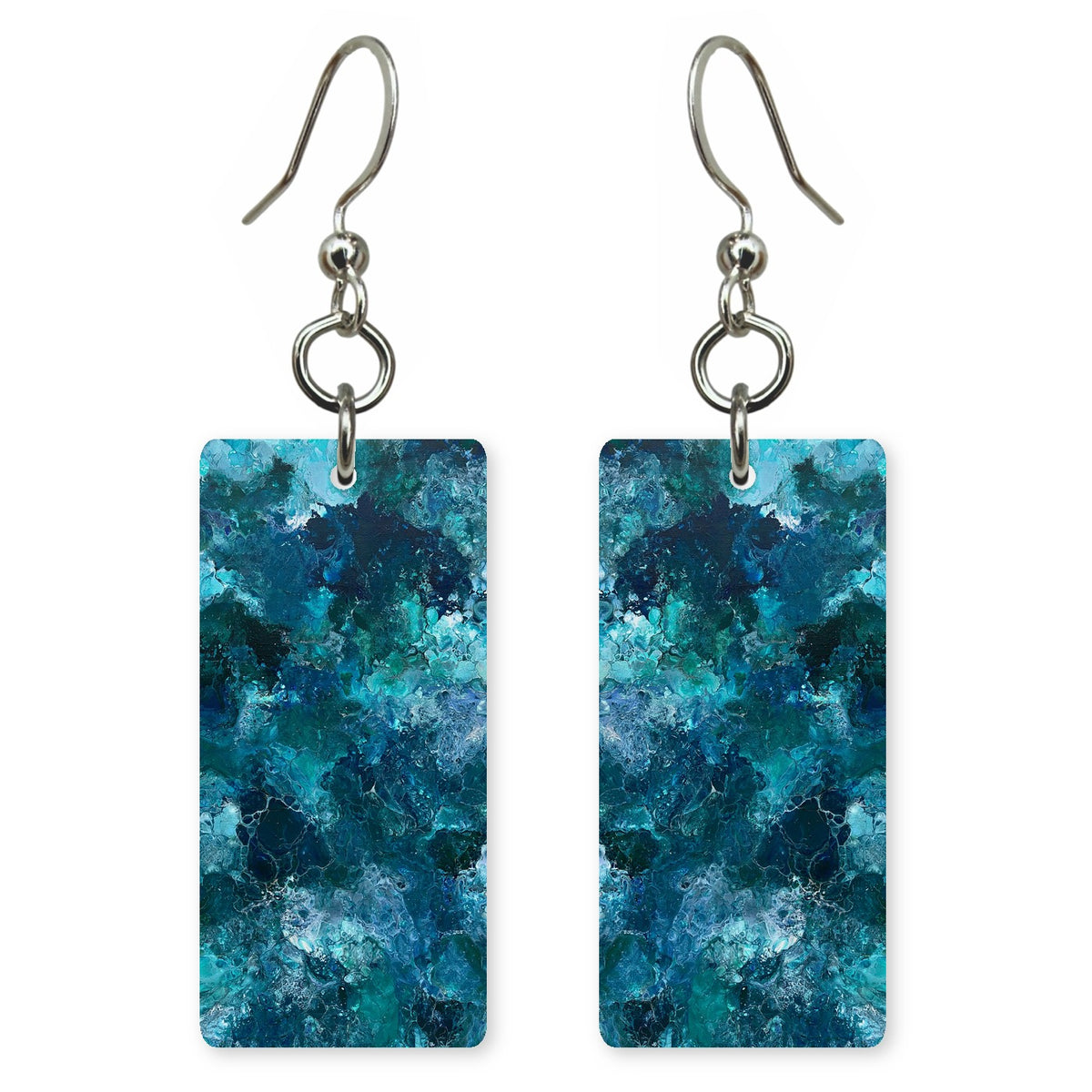 Teal Mystery Unsolved Earrings | FWX641