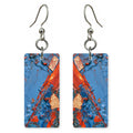 Cobalt Rebellion Rust-Red Earrings | FWX650