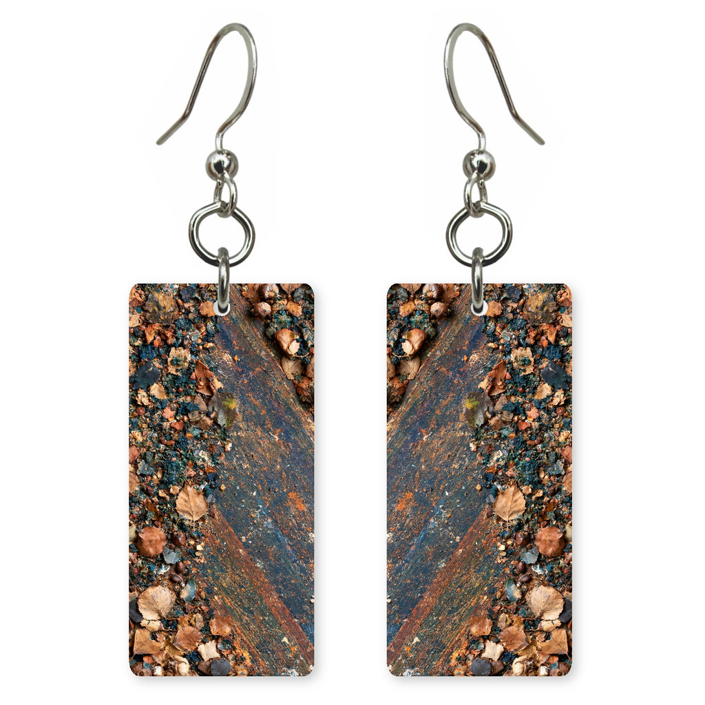Blue Slate Resignation Earrings | FWX66