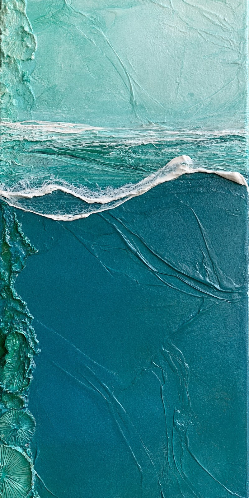 Mint Horizon Peace Earrings | FWX672