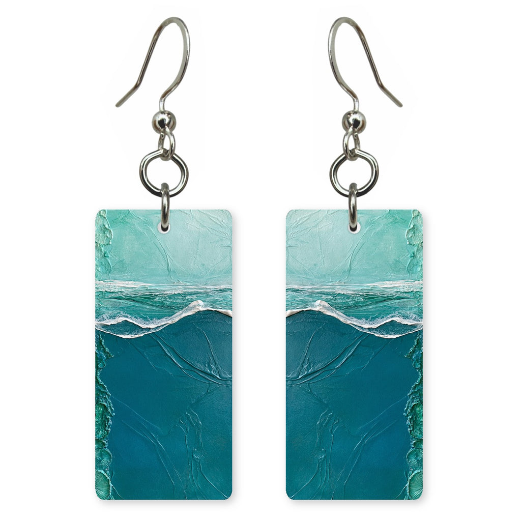 Mint Horizon Peace Earrings | FWX672