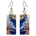 Gilded Navy Wonder Earrings | FWX673