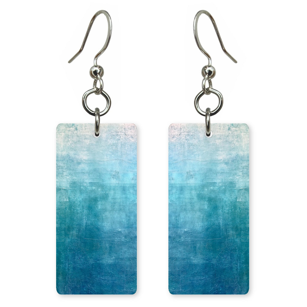 Pale Aqua Fading Calm Earrings | FWX679