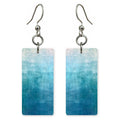 Pale Aqua Fading Calm Earrings | FWX679