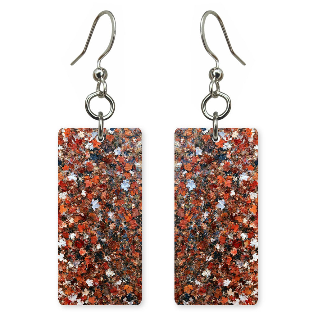 Cranberry Giddy Heart Earrings | FWX67