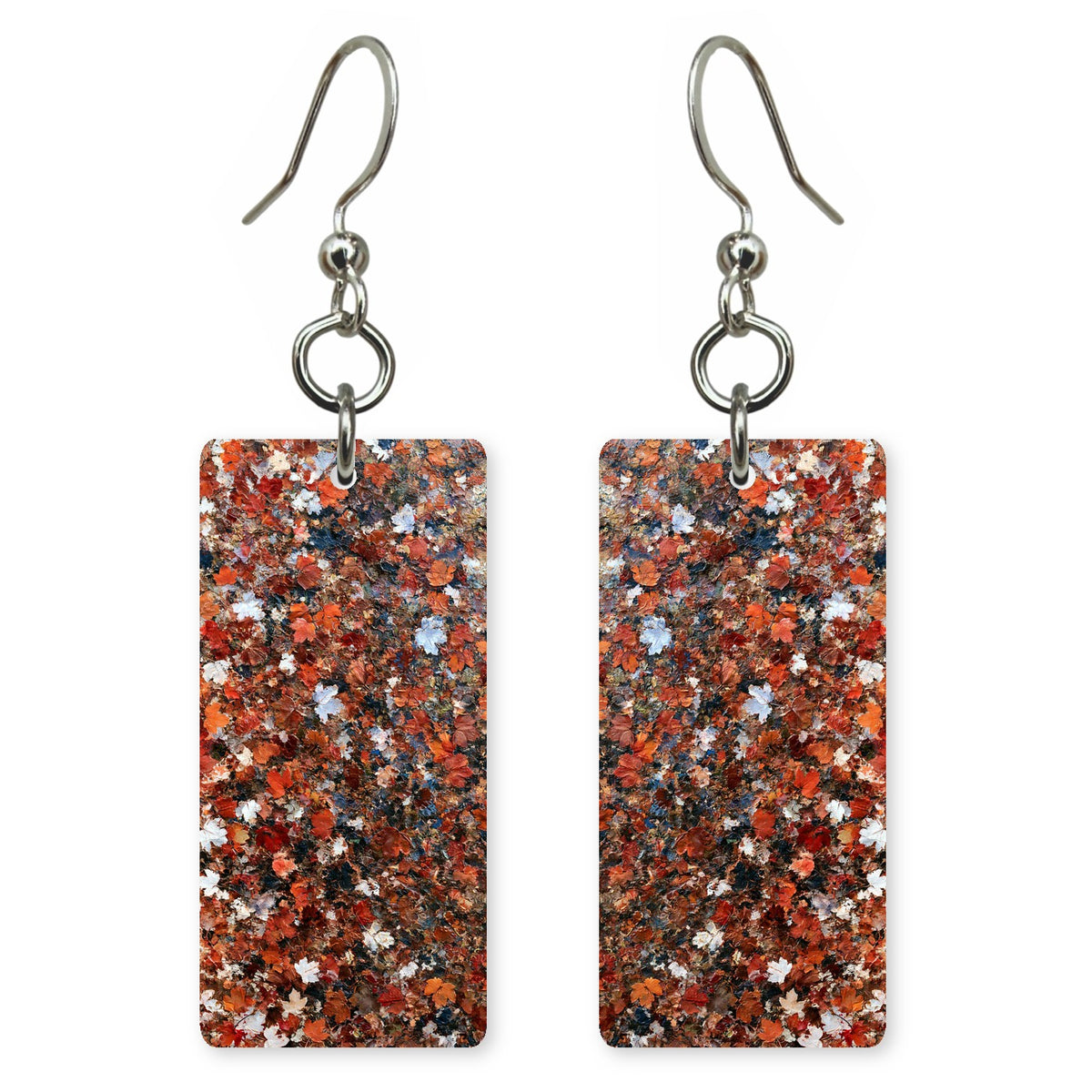 Cranberry Giddy Heart Earrings | FWX67