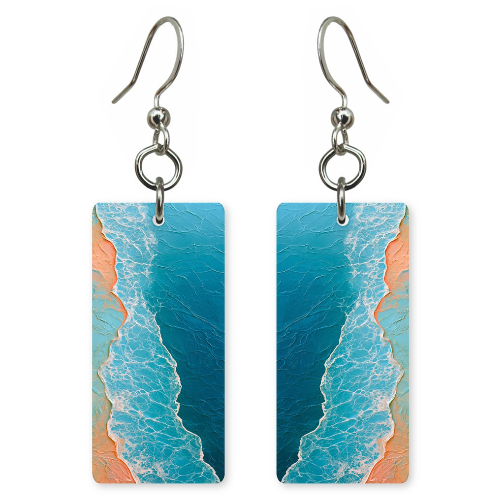 Peach Sand Contentment Earrings | FWX684