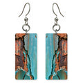 Rust-Worn Nostalgia Earrings | FWX686