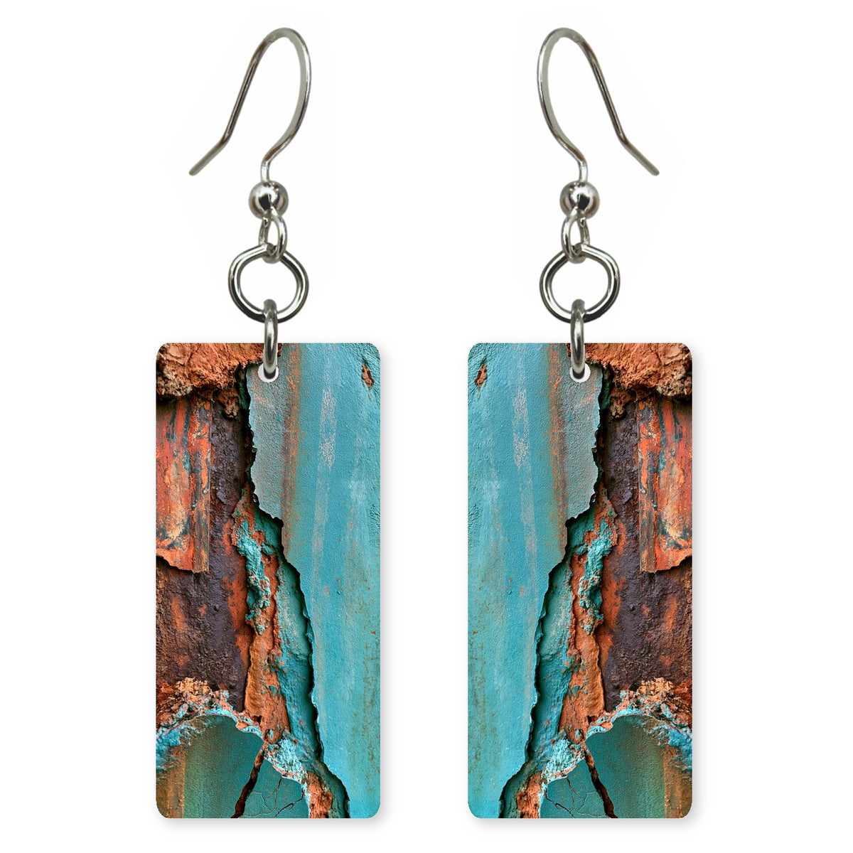Rust-Worn Nostalgia Earrings | FWX686