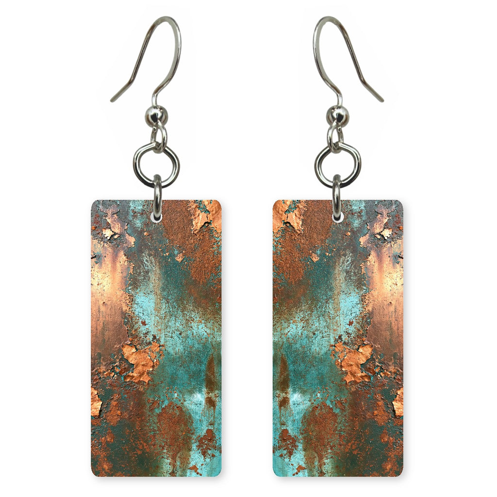 Copper Weathered Tenderness Earrings | FWX687