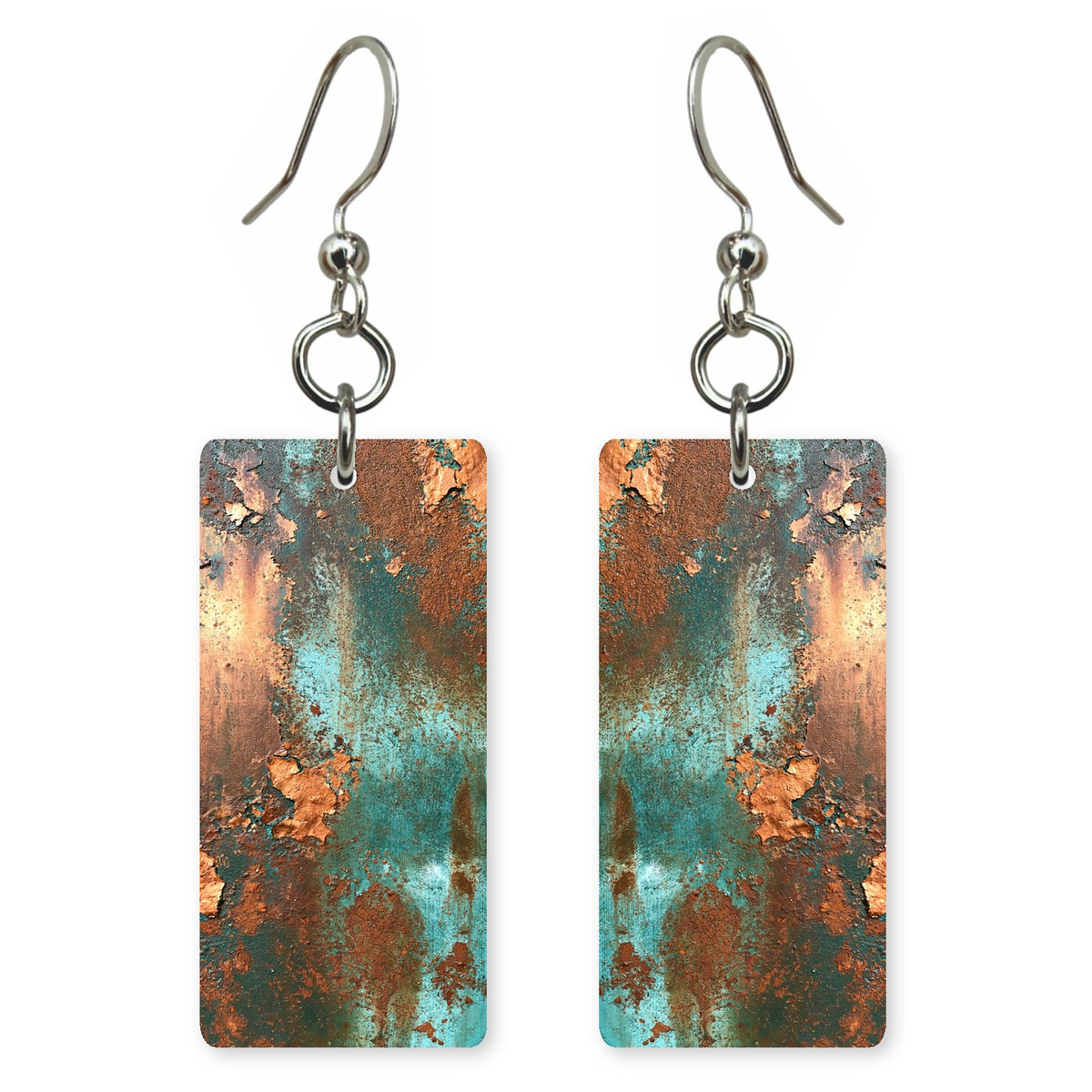 Copper Weathered Tenderness Earrings | FWX687