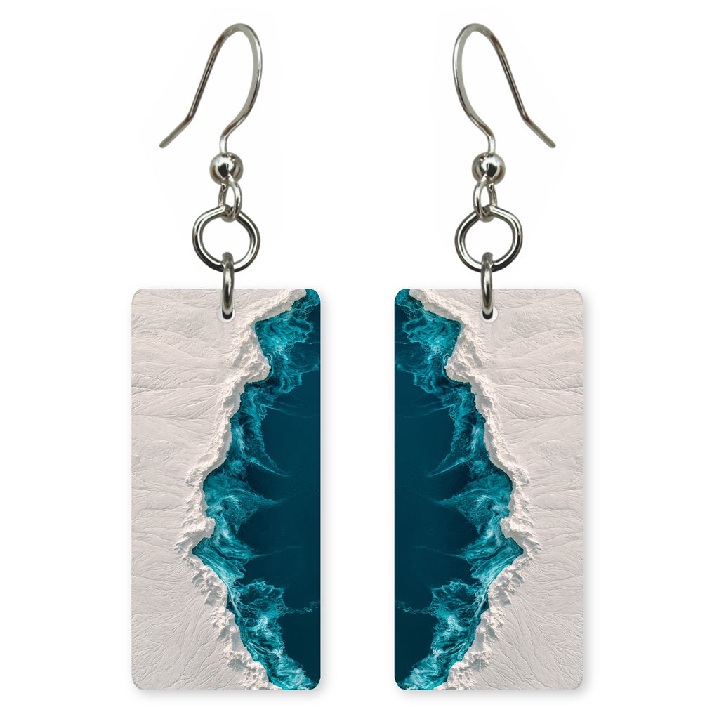 Glacier Teal Clarity Earrings | FWX689