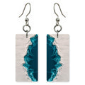 Glacier Teal Clarity Earrings | FWX689