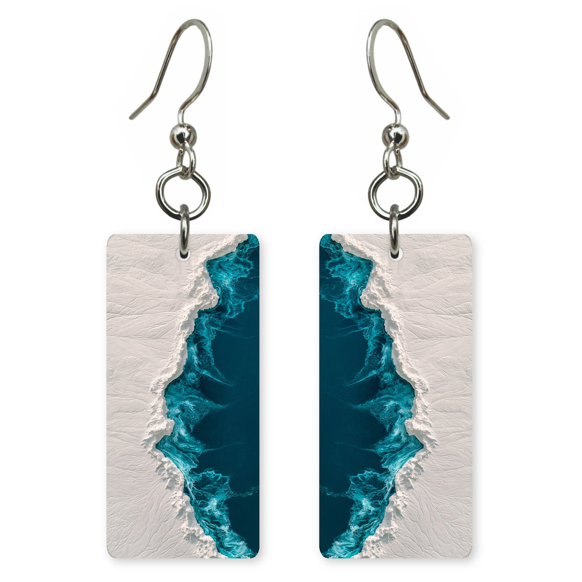 Glacier Teal Clarity Earrings | FWX689