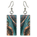 Copper Vein Teal Resolve Earrings | FWX690