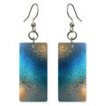 Midnight Blue Gold-Dusted Wish Earrings | FWX692