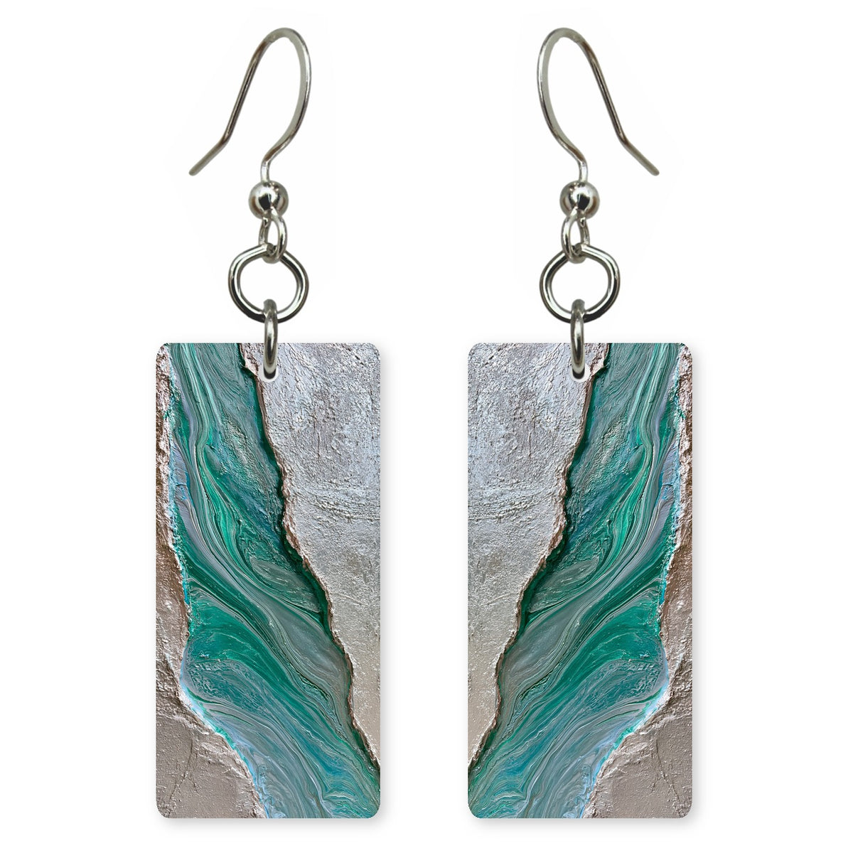 Jade Persistence Through Stone Earrings | FWX693