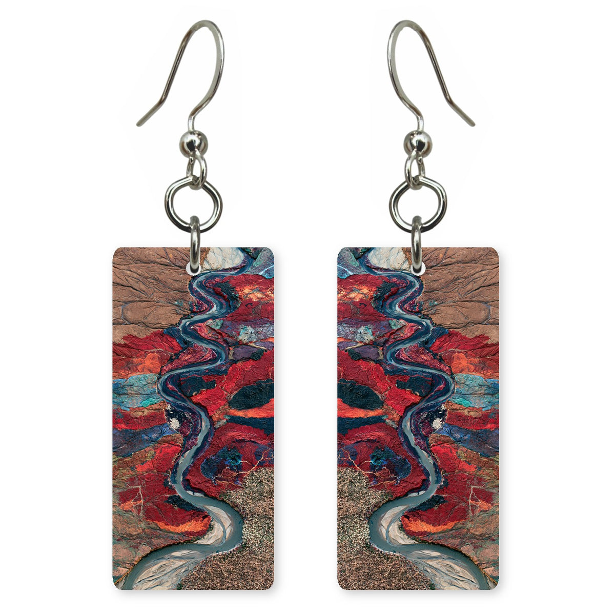 Scarlet Delta Intensity Earrings | FWX703