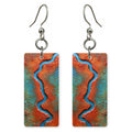 Tangerine Resolve Flowing Earrings | FWX706
