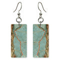 Celadon and Copper Tenderness Earrings | FWX707