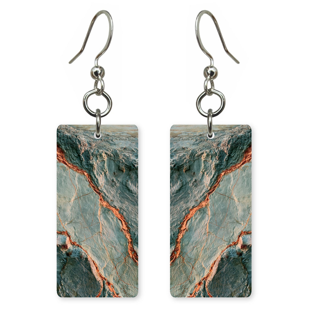 Slate and Copper Patience Earrings | FWX710