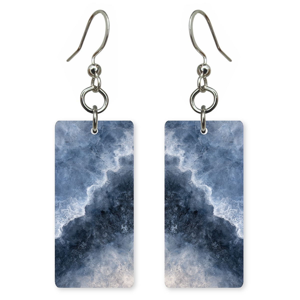 Stormcloud Blue Overwhelm Earrings | FWX721