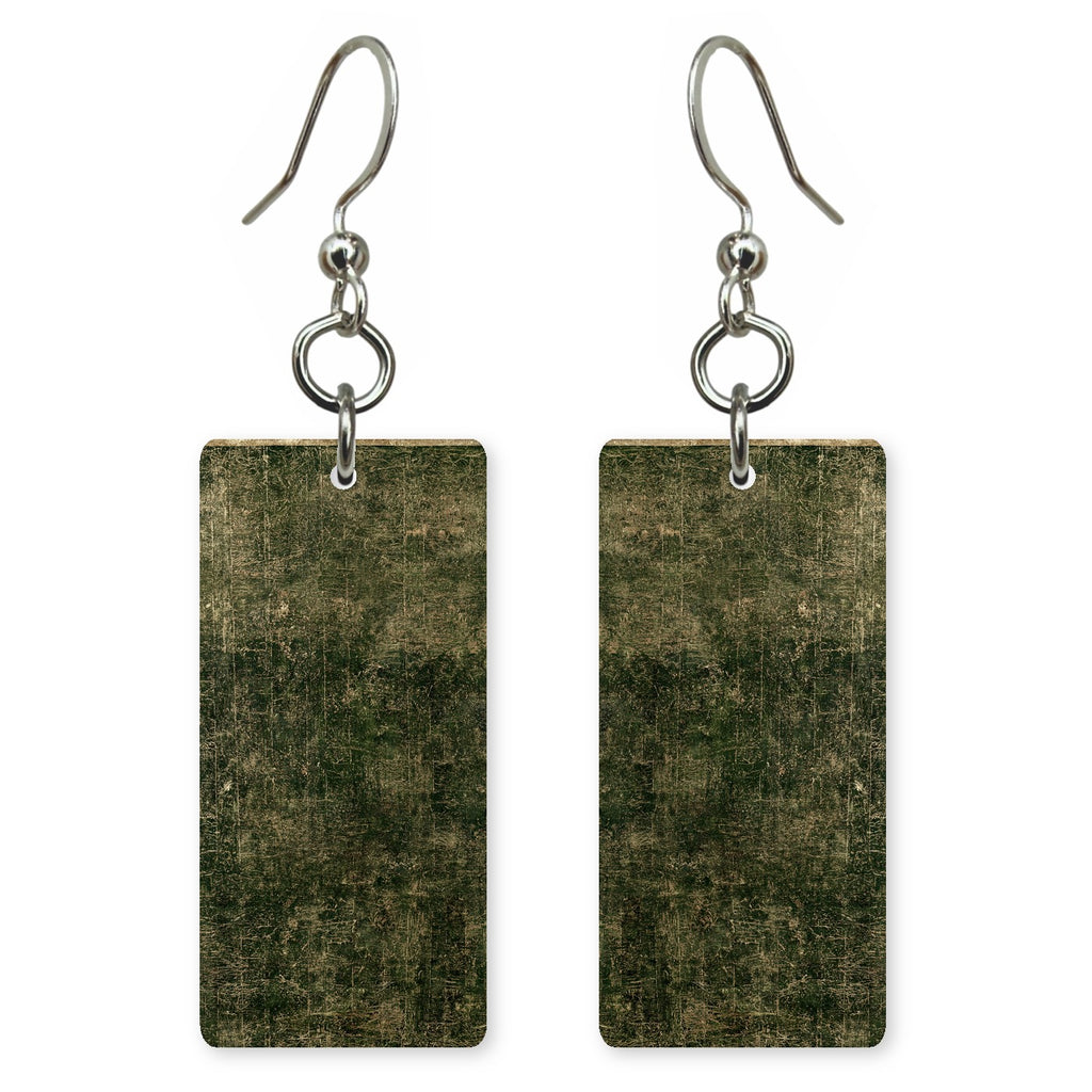Olive Bronze Weariness Earrings | FWX734