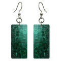 Teal Resolve Stitched Earrings | FWX737