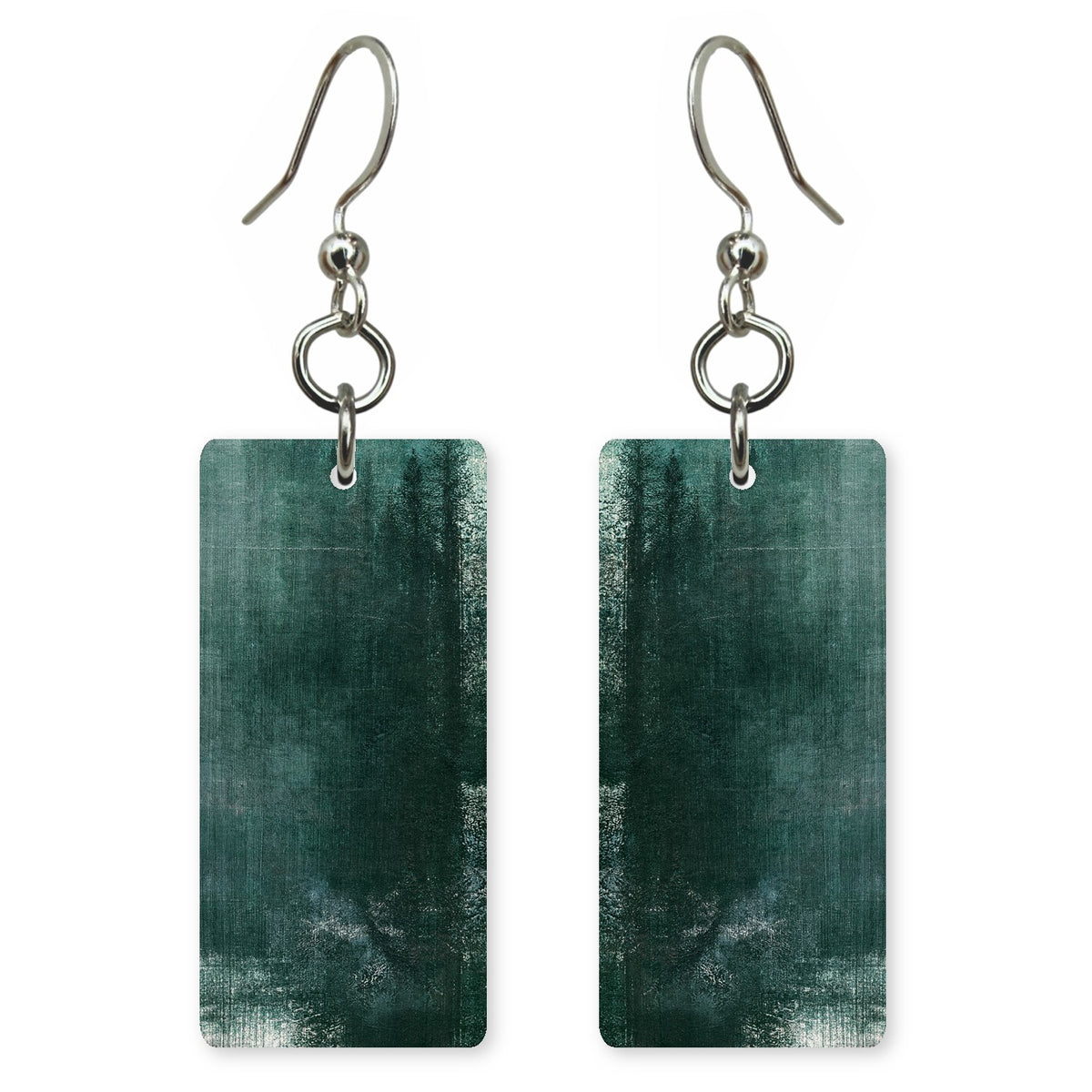 Midnight Green Solitude Earrings | FWX741