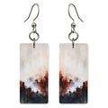 Scarlet Smoke Bursting Open Earrings | FWX748