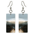 Charcoal Fog Heaviness Earrings | FWX752