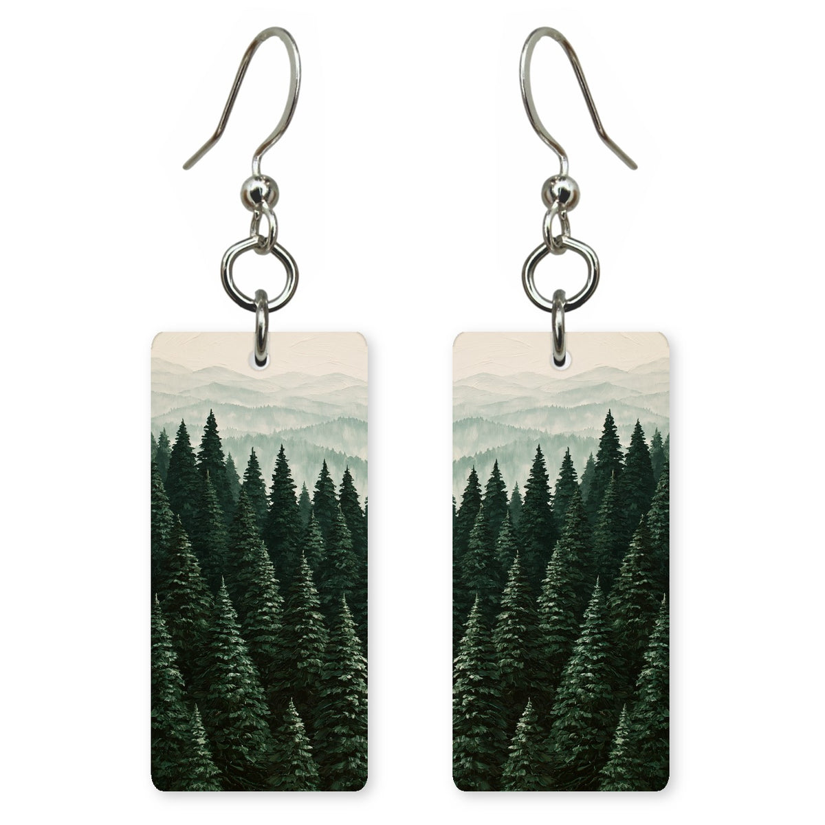 Pine Green Quiet Faith Earrings | FWX756