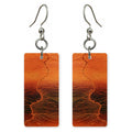 Burnt Orange Drought Longing Earrings | FWX75