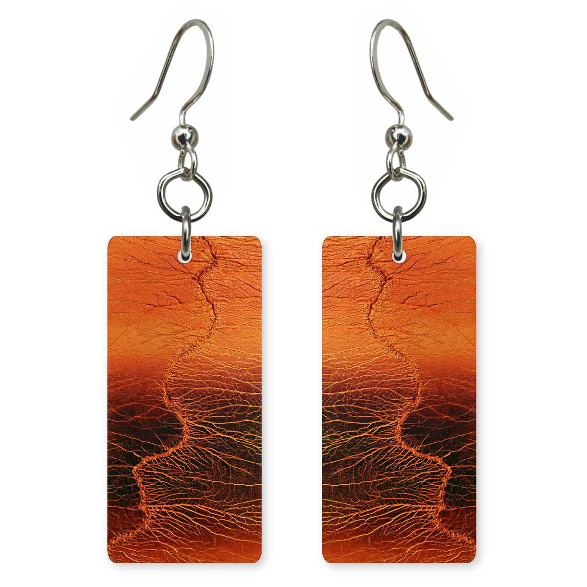Burnt Orange Drought Longing Earrings | FWX75