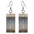 Frosted Gray Weeping Earrings | FWX760